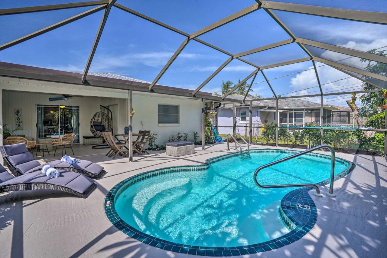 Naples Oasis With Screened Pool, Bike To Beach! Exteriör bild