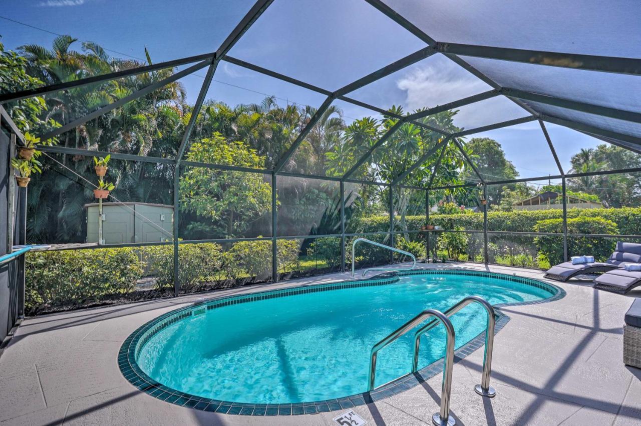 Naples Oasis With Screened Pool, Bike To Beach! Exteriör bild